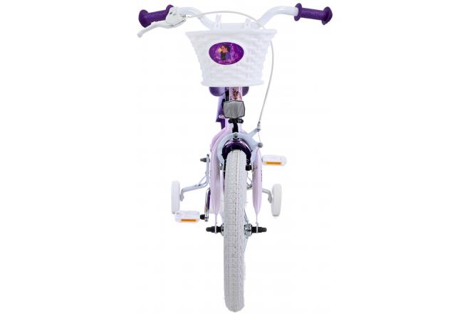 Disney Stitch Kinderfahrrad - Mädchen - 16 Zoll - Creme Koralle Blau [CLONE]