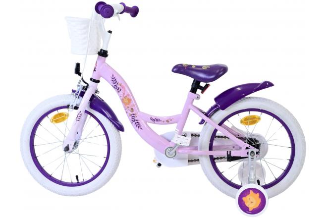 Disney Stitch Kinderfahrrad - Mädchen - 16 Zoll - Creme Koralle Blau [CLONE]