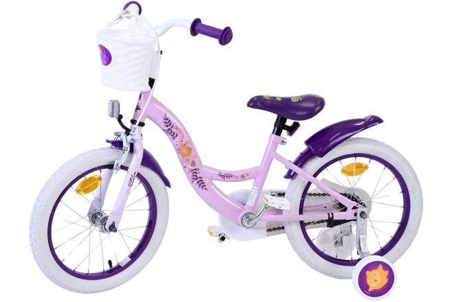 Disney Stitch Kinderfahrrad - Mädchen - 16 Zoll - Creme Koralle Blau [CLONE]