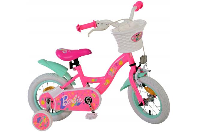 Barbie Kinderfahrrad - Mädchen - 12 Zoll - Rosa