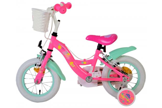 Barbie Kinderfahrrad - Mädchen - 12 Zoll - Rosa - Zweihandbremsen