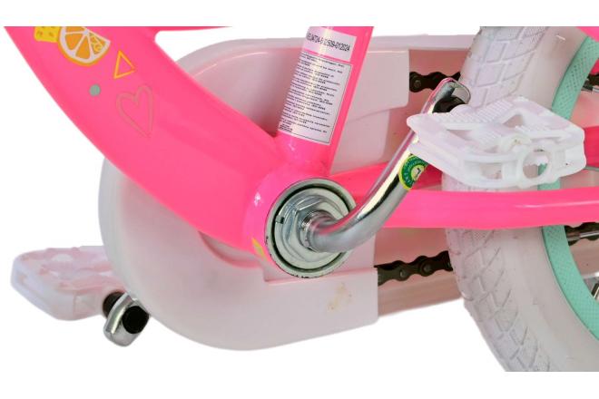 Barbie Kinderfahrrad - Mädchen - 12 Zoll - Rosa - Zweihandbremsen