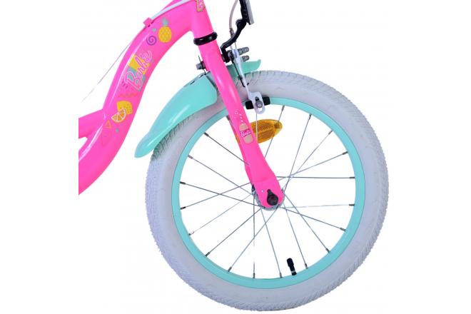 Barbie Kinderfahrrad - Mädchen - 16 Zoll - Rosa - Zwei Handbremsen