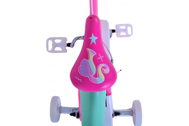 Barbie Kinderfahrrad - Mädchen - 16 Zoll - Rosa - Zwei Handbremsen