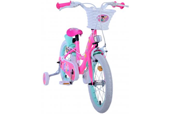 Barbie Kinderfahrrad - Mädchen - 16 Zoll - Rosa - Zwei Handbremsen