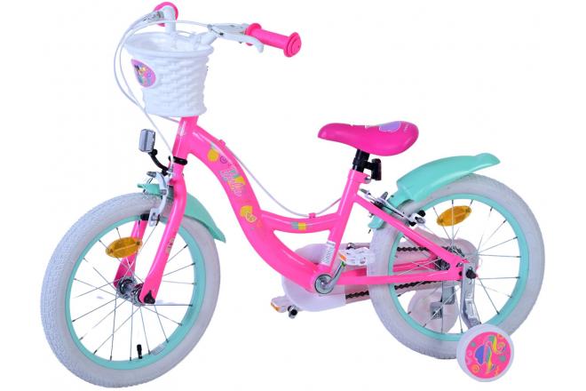 Barbie Kinderfahrrad - Mädchen - 16 Zoll - Rosa - Zwei Handbremsen