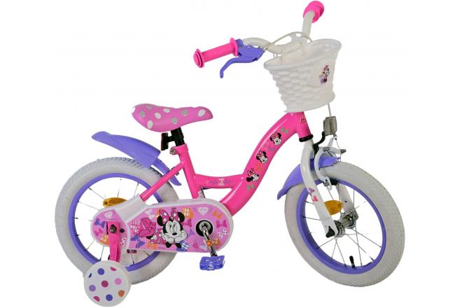 Disney Minnie Cutest Ever! Kinderfahrrad - Mädchen - 14 Zoll - Rosa