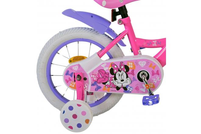 Disney Minnie Cutest Ever! Kinderfahrrad - Mädchen - 14 Zoll - Rosa