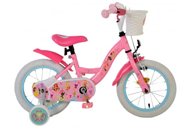 Disney Princess Kinderfahrrad - Mädchen - 14 Zoll - Rosa