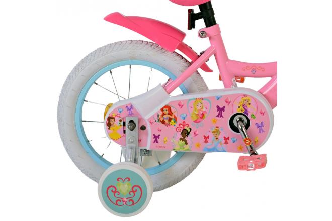 Disney Princess Kinderfahrrad - Mädchen - 14 Zoll - Rosa