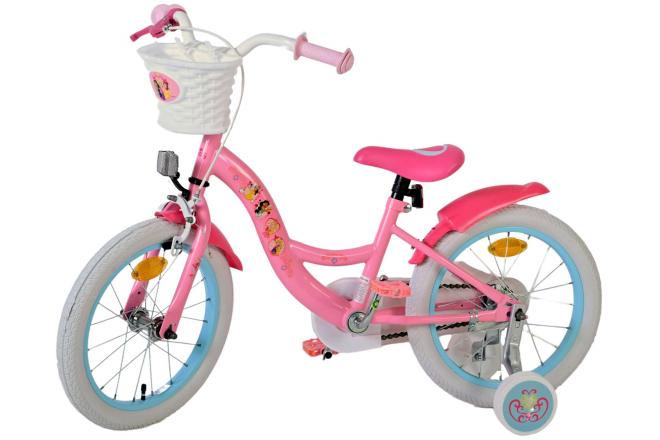 Disney Princess Kinderfahrrad - Mädchen - 16 Zoll - Rosa