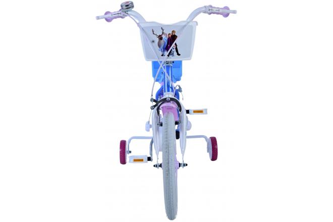 Frozen Kinderfahrrad - Mädchen - 16 Zoll - Blau - Zwei Handbremsen