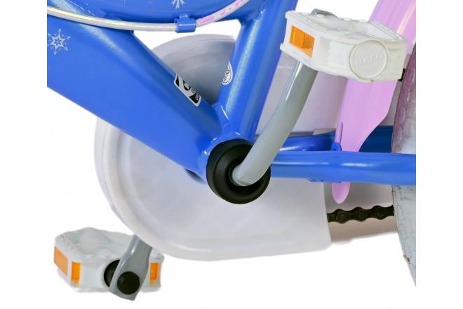 Frozen Kinderfahrrad - Mädchen - 16 Zoll - Blau - Zwei Handbremsen