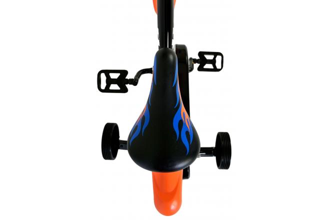 Hot Wheels Kinderfahrrad - Jungen - 12 Zoll - Schwarz Orange Blau