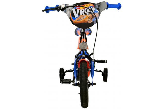 Hot Wheels Kinderfahrrad - Jungen - 12 Zoll - Schwarz Orange Blau