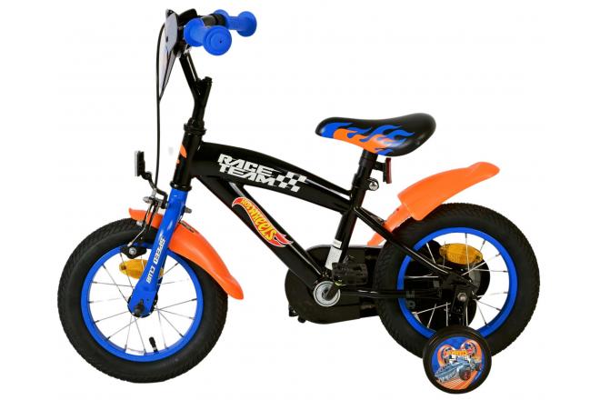 Hot Wheels Kinderfahrrad - Jungen - 12 Zoll - Schwarz Orange Blau