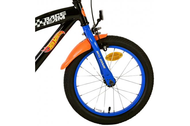 Hot Wheels Kinderfahrrad - Jungen - 16 Zoll - Schwarz Orange Blau