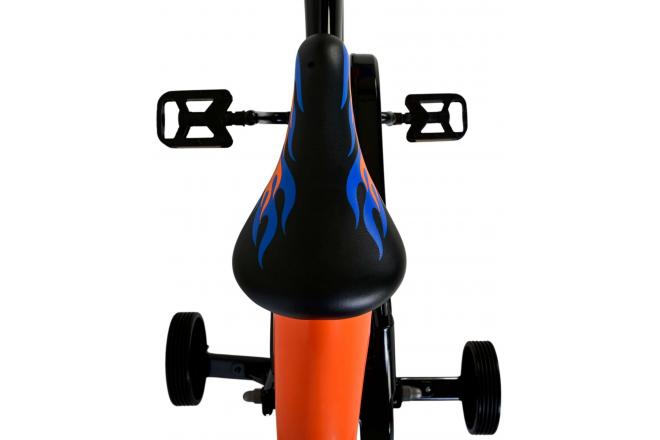 Hot Wheels Kinderfahrrad - Jungen - 16 Zoll - Schwarz Orange Blau