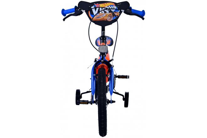 Hot Wheels Kinderfahrrad - Jungen - 16 Zoll - Schwarz Orange Blau - Zweihandbremsen