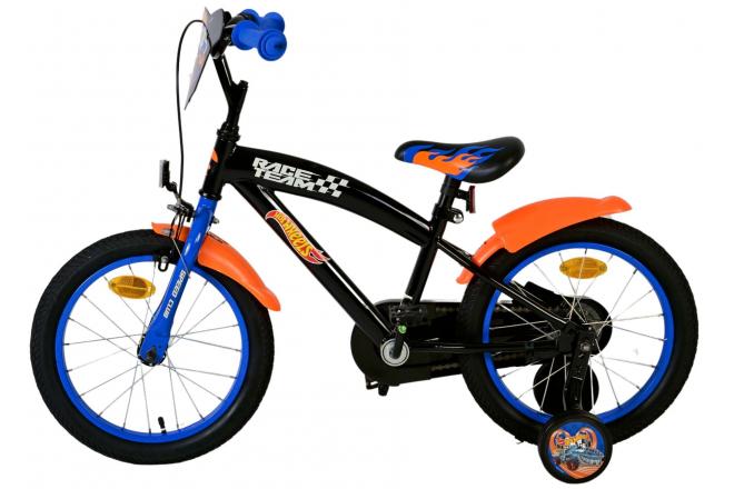 Hot Wheels Kinderfahrrad - Jungen - 16 Zoll - Schwarz Orange Blau