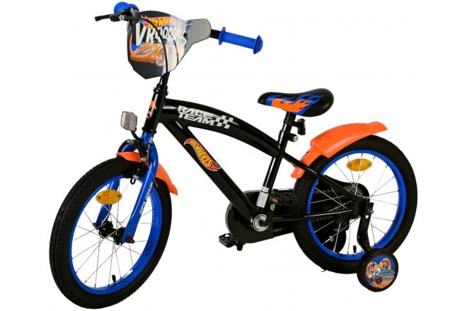 Hot Wheels Kinderfahrrad - Jungen - 16 Zoll - Schwarz Orange Blau