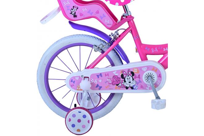 Minnie Cutest Ever! Kinderfahrrad - Mädchen - 16 Zoll - Rosa - Zwei Handbremsen