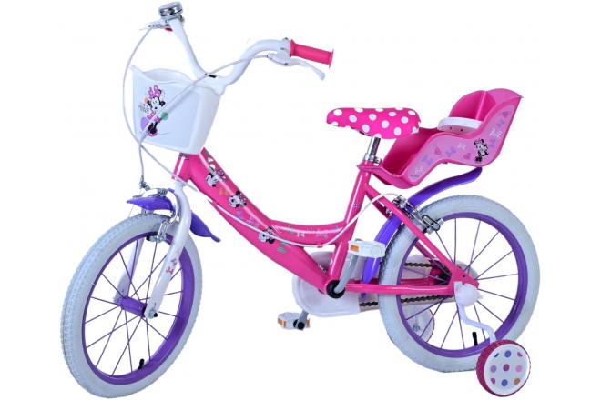 Minnie Cutest Ever! Kinderfahrrad - Mädchen - 16 Zoll - Rosa - Zwei Handbremsen