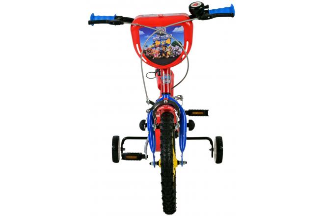 Paw Patrol Kinderfahrrad - Jungen - 14 Zoll - Rot - Zwei Handbremsen