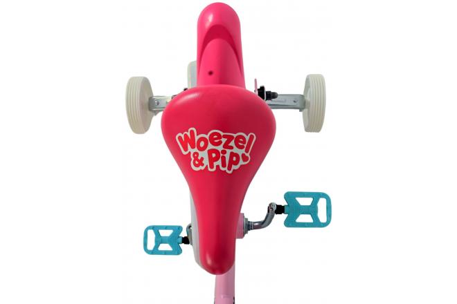 Woezel & Pip Kinderfahrrad - Mädchen - 12 Zoll - Rosa