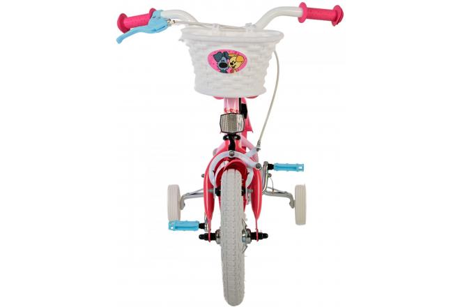 Woezel & Pip Kinderfahrrad - Mädchen - 12 Zoll - Rosa