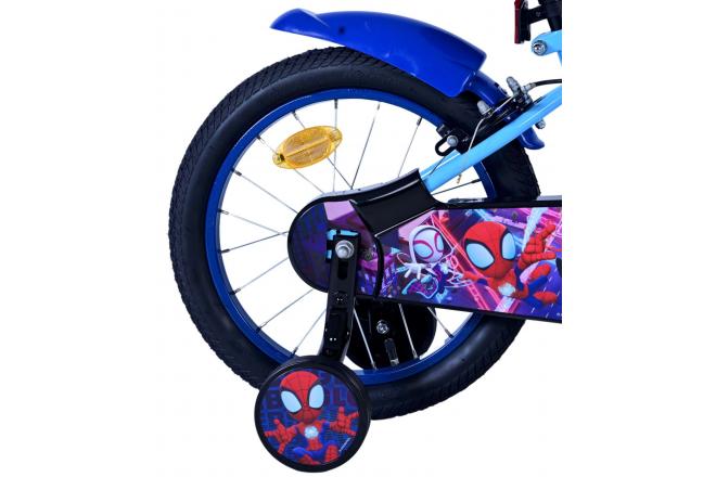 Spidey Kinderfahrrad - Jungen - 16 Zoll - Blau - Zweihandbremsen