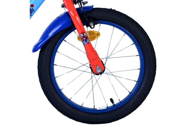 Spidey Kinderfahrrad - Jungen - 16 Zoll - Blau - Zweihandbremsen