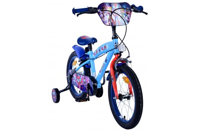 Spidey Kinderfahrrad - Jungen - 16 Zoll - Blau - Zweihandbremsen