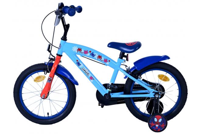 Spidey Kinderfahrrad - Jungen - 16 Zoll - Blau - Zweihandbremsen