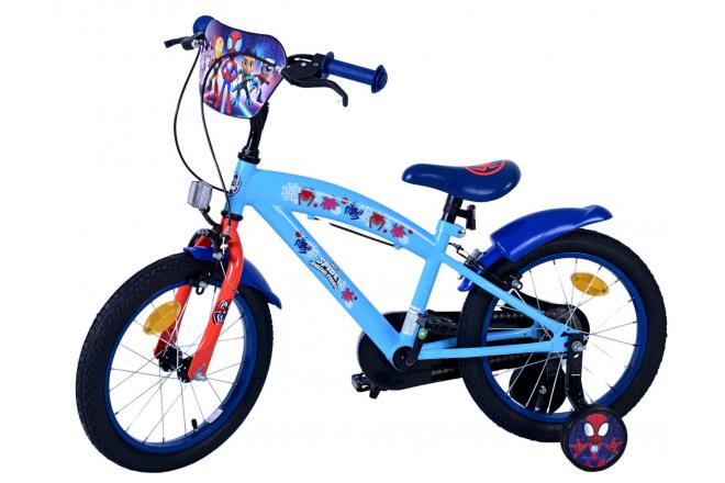 Spidey Kinderfahrrad - Jungen - 16 Zoll - Blau - Zweihandbremsen