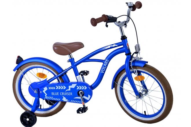 Volare Blue Cruiser Kinderfahrrad - Jungen - 16 Zoll - Blau