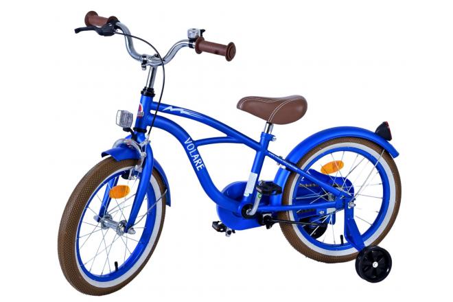 Volare Blue Cruiser Kinderfahrrad - Jungen - 16 Zoll - Blau