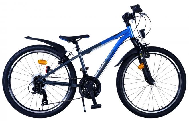 Volare XC Race Kinderfahrrad - 24 Zoll - 21 Gang - Blau/Grau