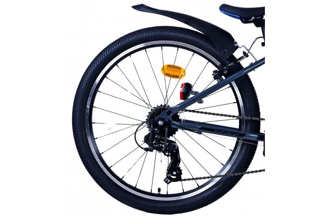 Volare XC Race Kinderfahrrad - 24 Zoll - 21 Gang - Blau/Grau