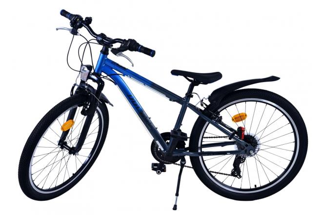 Volare XC Race Kinderfahrrad - 24 Zoll - 21 Gang - Blau/Grau