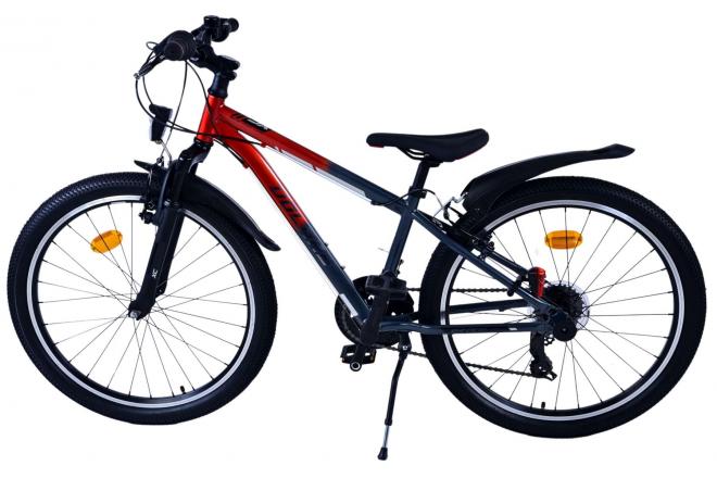 Volare XC Race Kinderfahrrad - 24 Zoll - 21 Gang - Rot/Grau