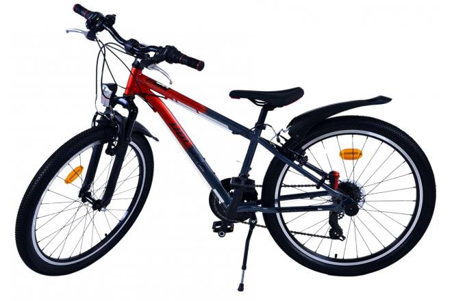 Volare XC Race Kinderfahrrad - 24 Zoll - 21 Gang - Rot/Grau
