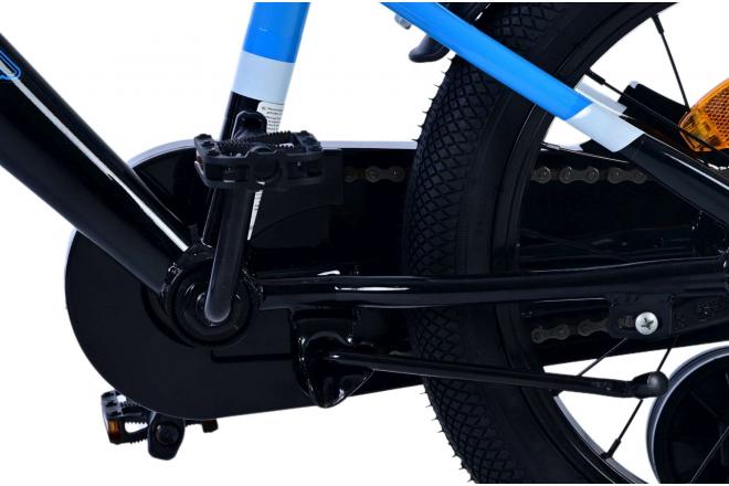 Volare Sportivo Kinderfahrrad - Jungen - 16 Zoll - Blau Schwarz