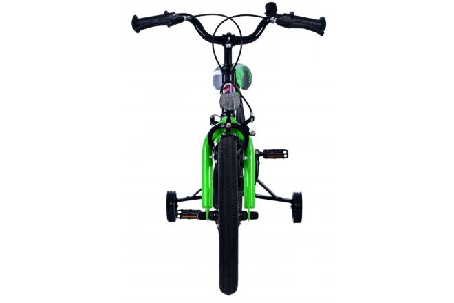Volare Sportivo Kinderfahrrad - Jungen - 16 Zoll - Grün Schwarz - Zweihandbremsen