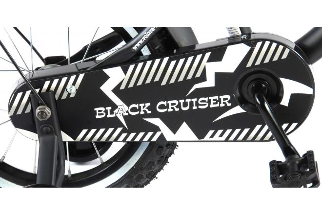 Volare Black Cruiser Kinderfahrrad - Jungen - 14 Zoll - Schwarz - 95% zusammengebaut