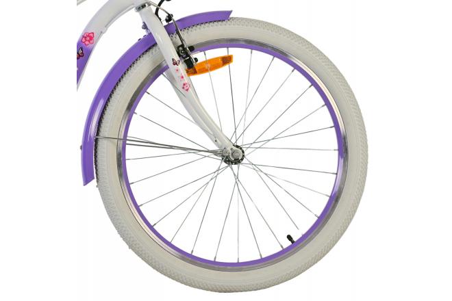 Volare Lovely Kinderfahrrad - Mädchen - 24 Zoll - Lila - 7 Gänge
