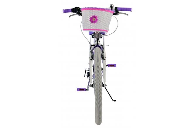 Volare Lovely Kinderfahrrad - Mädchen - 24 Zoll - Lila - 7 Gänge