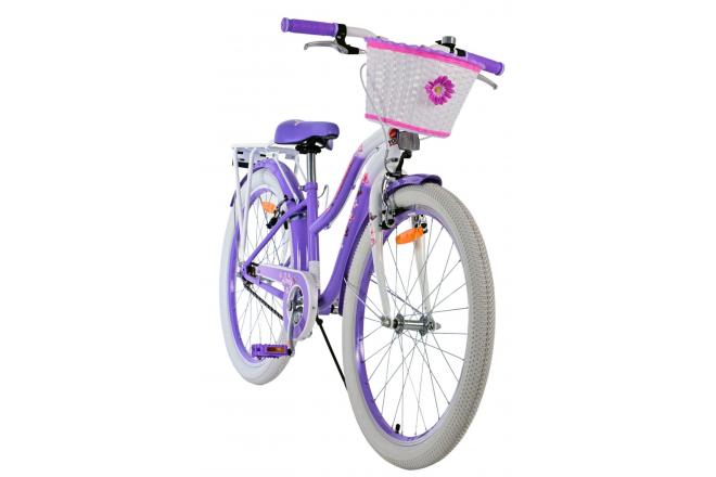 Volare Lovely Kinderfahrrad - Mädchen - 24 Zoll - Lila - Zwei Handbremsen