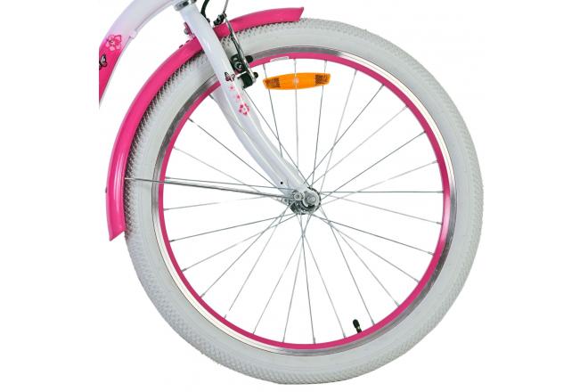 Volare Lovely Kinderfahrrad - Mädchen - 24 Zoll - Rosa - 7 Gänge