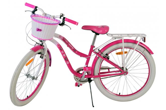 Volare Lovely Kinderfahrrad - Mädchen - 24 Zoll - Pink- Zwei Handbremsen